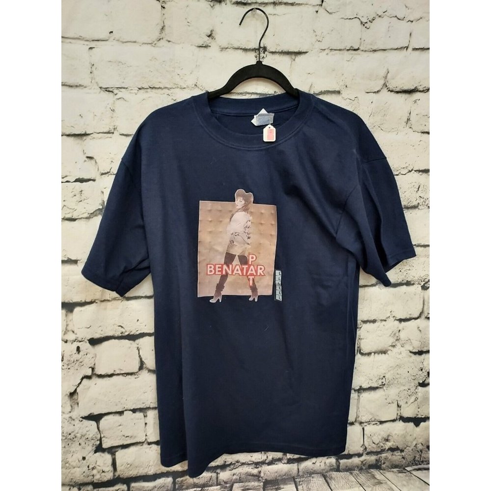Vintage Pat Benetar Concert Tshirt, Blue, Medium